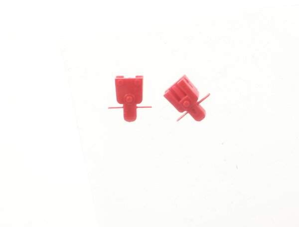 E1641 Fleischmann N 387008 Ersatzteil 2x Kupplungs-Adapter BR 50/62 rot
