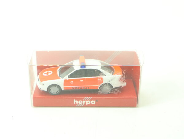 Herpa H0 044004 Modellfahrzeug PKW Audi A4  Notarztwagen Rotes Kreuz 1:87 OVP