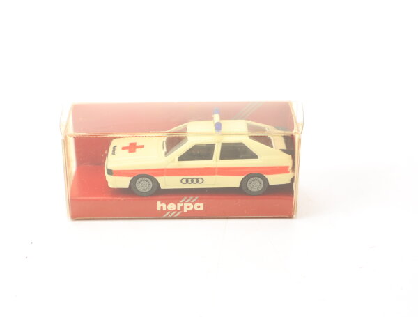 Herpa H0 4059 Modellauto Audi Quttro DRK Notarztwagen creme 1:87 OVP