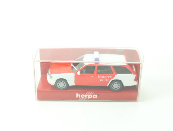 Herpa H0 042055 Modellfahrzeug PKW Mercedes Benz Notarzt 112 / 1:87 OVP