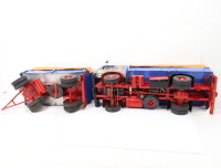 Modellauto RC LKW Wedico Mercedes NG Anhängezug mit Planenaufbau 1:16 /Ungeprüft
