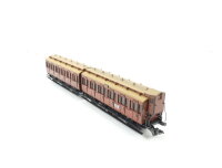 Märklin H0 4208 Personenwagen Doppel-Abteilwagen 3. Klasse 3796/3797 K.P.E.V.