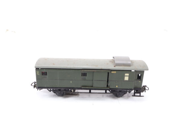 Märklin H0 4041 Personenwagen Gepäckwagen 4003 Pwi Licht / Blech