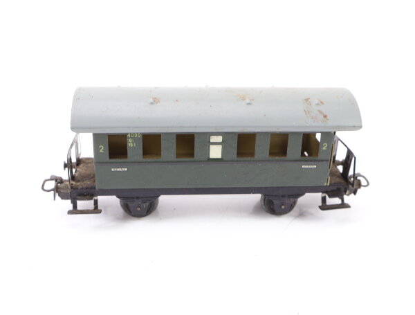 Märklin H0 4000 Personenwagen Donnerbüchse Bi 2. Klasse grün / Blech