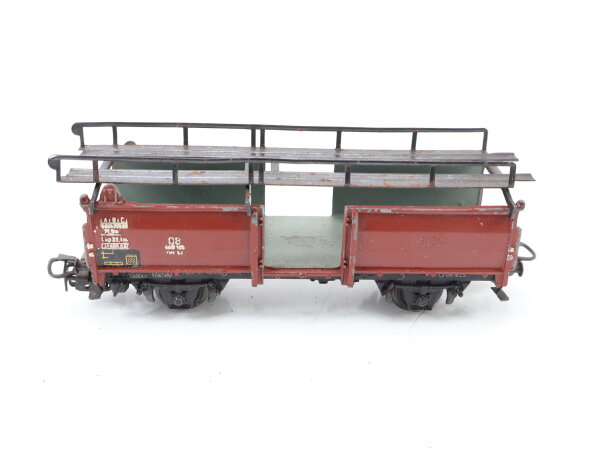 Märklin HO 4612 – Wagon Porte-auto DB 869 160 – Transport Automobiles – Métal – Occasion