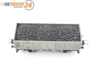 Trix H0 3415 offener Güterwagen Hochbordwagen mit Kohleeinsatz DB / Guss E593
