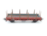 Märklin H0 4607 313/1 Güterwagen Rungenwagen mit Halterungen 476315 Rmms DB