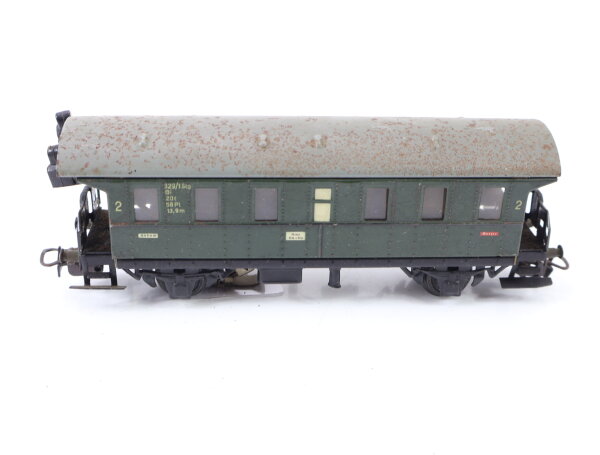 Märklin H0 329/1 Personenwagen Donnerbüchse 2. Klasse 3291 Licht / Blech