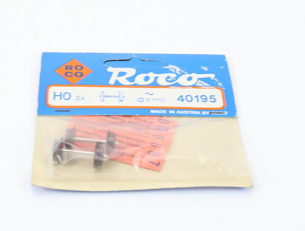 Roco H0 40195 Radsatz H0 AC 9mm (1 Paar) OVP
