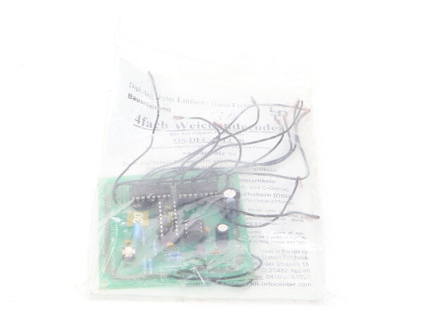 Littfinski LDT QS-DEC-II -LC-B Steuerung 4-fach Weichendecoder (Digital-Profi)
