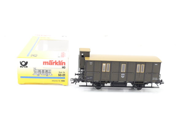 Märklin H0 PMS 60-01 4500 Personenwagen Bahnpostwagen 3059 Post K.P.E.V.