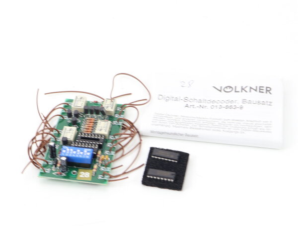 Völkner H0 013-863-9 Steuerungszubehör Digital-Schaltdecoder für 4 Lichtartikel