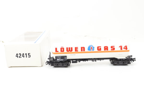 Märklin H0 42415 Güterwagen  Druckgas-Kesselwagen ,,Löwengas 14 DB / NEM