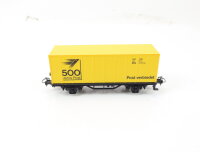 Märklin H0 84419 Güterwagen Containerwagen "500 Jahre Post" Sonderwagen gelb OVP