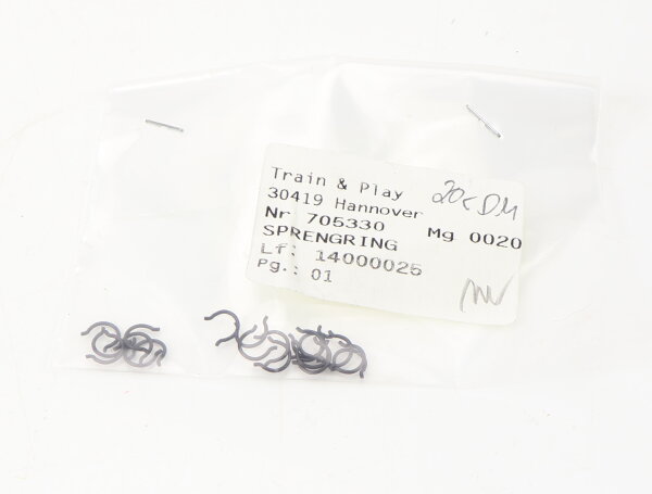 Märklin 705330 Ersatzteil Sprengring 20 St E705330