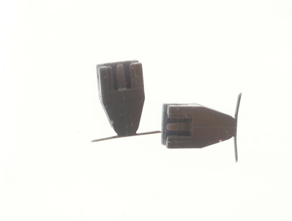 E1641 Fleischmann N Ersatzteil 2x Kupplungs-Adapter braun