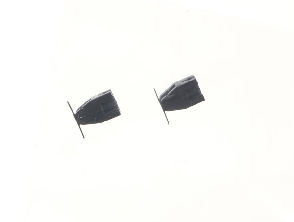 E1641 Fleischmann N Ersatzteil 2x Kupplungs-Adapter schwarz