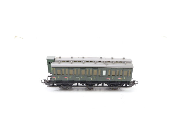 Märklin H0 4005 330/2 Personenwagen mit Bremserhaus 2. Klasse 330 Stg B3i grün