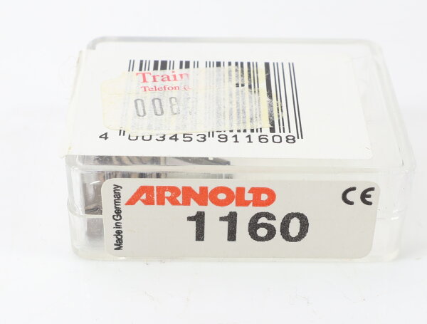 Arnold N 1160 18x Ersatzteil Schienenverbinder Metallgleisverbinder OVP