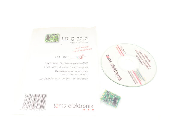 Tams - Elektronik Lokdecoder für Gleichstrommotoren LD-G-32.2 Digital Decoder
