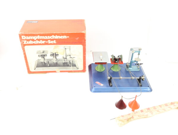 Wilesco Modellplatte M56 Dampfmaschinen Zubehör-Set mit 3 Werkzeugen / OVP