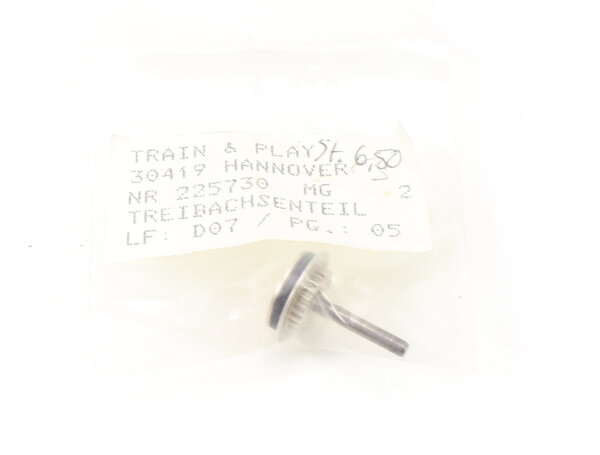 Märklin H0 225730 Ersatzteil Treibachsenteil Treibrad mit Haftreifen f. Dampflok
