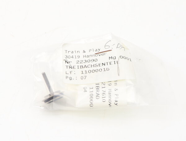 Märklin H0 223090 Ersatzteil Treibachsenteil mit Haftreifen für BR 103