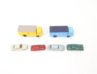 Spur N Modellauto 2x PKW 2x LKW  VW / MB / NSU /...