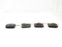 Roco / RMM  H0 8x Modellfahrzeuge Militaria Panzer M47, M48, Leopard, Jagdpanzer