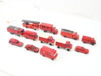Wiking H0 12x Modellfahrzeuge PKW Oldtimer Feuerwehr...