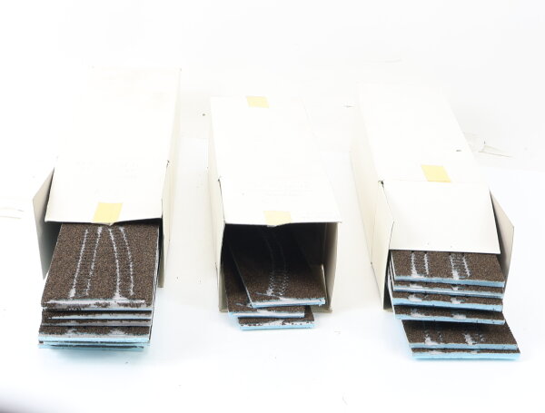 Merkur Spur N Landschaftsbau 21x Styroplast Gleisbettung Weichen Kurven