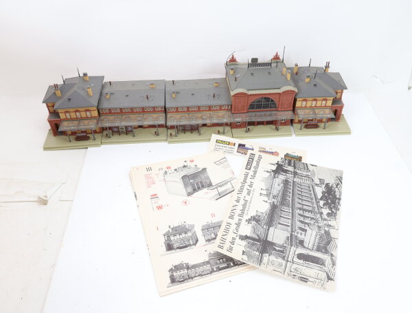 Faller H0 110113 Gebäude Bahnhof Bonn Hauptbahnhoff um 1910