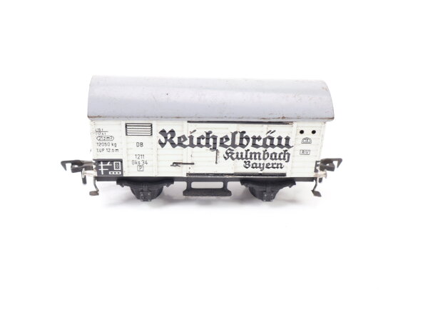 Fleischmann H0 Güterwagen Kühlwagen "Reichelbräu" 1211 DB / Blech