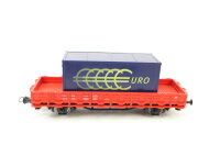 Roco H0 Güterwagen Niederbordwagen Rungenwagen Euro...