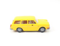Wiking 764 02 40 Modellauto PKW VW 1600 Kombi "Deutsche Bundespost" Gelb 1:40
