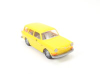 Wiking 764 02 40 Modellauto PKW VW 1600 Kombi "Deutsche Bundespost" Gelb 1:40