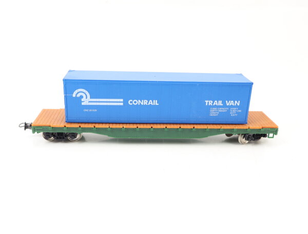 Mehano H0 Güterwagen Containertragwagen mit Container "Conrail Trail Van" 201025