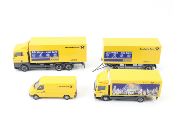Herpa H0 006790 Modellauto Set Fahrzeuge der Deutschen Post 2002 Edition 2 1:87