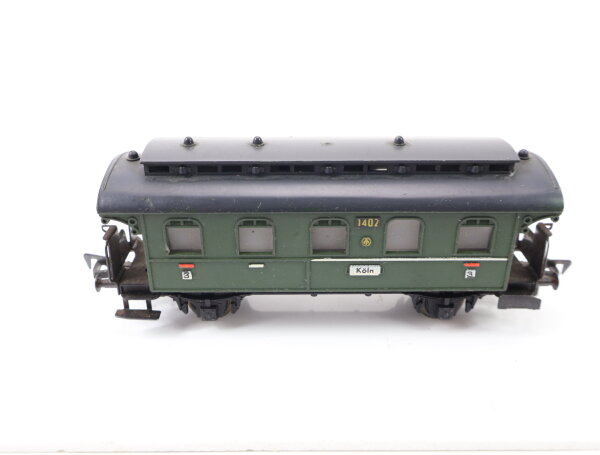 Fleischmann H0 1402 Personenwagen Abteilwagen Köln 3. Klasse Grün 1:87