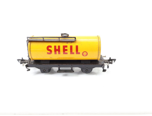 Fleischmann H0 1217 Güterwagen Kesselwagen "SHELL" made in U.S Zone/ Blech