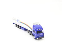 Herpa Exclusiv Serie H0 93-01 Iveco Turbo Koffer-Sattelzug Telekom Kabelanschluß