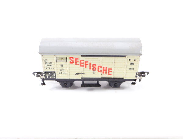 Fleischmann H0 1212 ged. Güterwagen Kühlwagen "Seefische" 1212 Gkhs DB / Blech