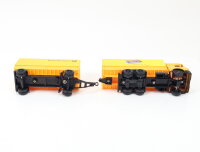 Kentoys/Roadstars Modellauto LKW Lastzug MB Actros Pritsche/Plane "DBP" 1:72