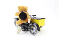 Tucher & Walter Blechspielzeug Beiwagenmotorrad + original HermannTeddy / Aufzug