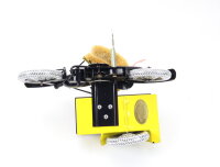 Tucher & Walter Blechspielzeug Beiwagenmotorrad + original HermannTeddy / Aufzug