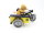 Tucher & Walter Blechspielzeug Beiwagenmotorrad + original HermannTeddy / Aufzug