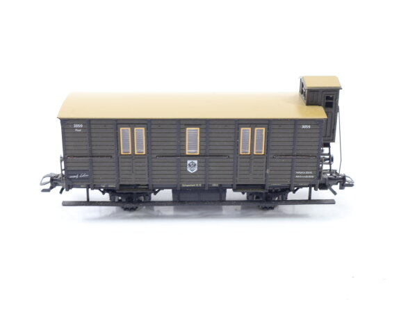 Märklin H0 PMS 60-01 4500 Personenwagen Bahnpostwagen 3059 Post K.P.E.V.