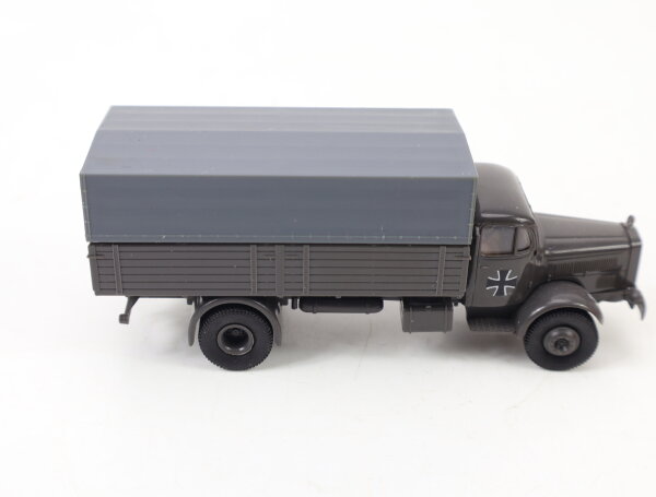 Herpa minitanks H0 743754 Militärfahrzeug LKW MB L4500 Pritsche/Plane 1:87