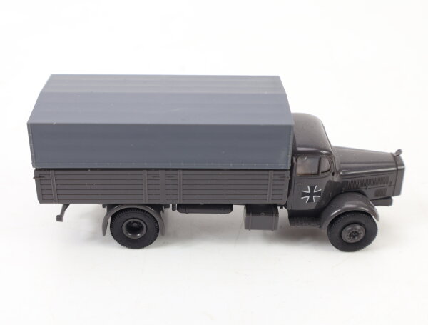 Herpa minitanks H0 743754 Militärfahrzeug LKW MB L4500 Pritsche/Plane 1:87
