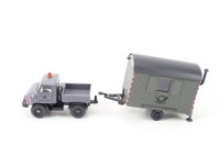 Wiking H0 Modellauto LKW MB Unimog mit 1-achs...